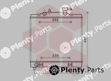 Van Wezel 83002182 — Radiator, engine cooling