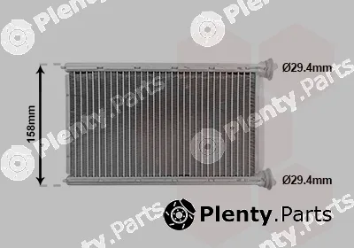 Van Wezel 30016707 — Heat Exchanger, interior heating