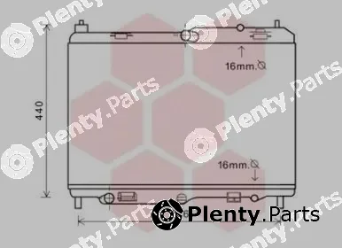 Van Wezel 18002441 — Radiator, engine cooling