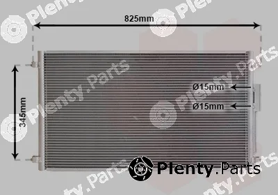 Van Wezel 07005079 — Condenser, air conditioning