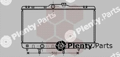 Van Wezel 53002189 — Radiator, engine cooling