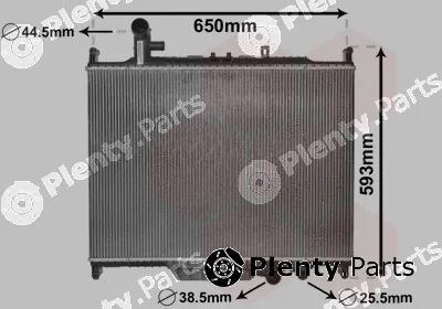 Van Wezel 02002225 — Radiator, engine cooling