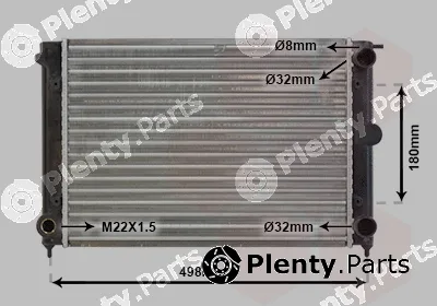 Van Wezel 58002047 — Radiator, engine cooling