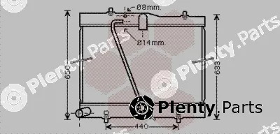 Van Wezel 53002597 — Radiator, engine cooling