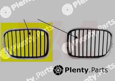 Van Wezel 0637514 — Radiator Grille ** Equipart **