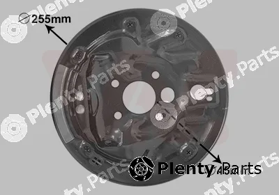 Van Wezel 7620373 — Cover Sheet, brake drum