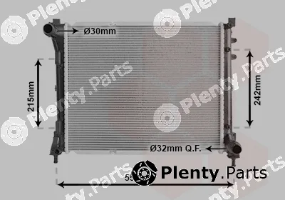 Van Wezel 73002098 — Radiator, engine cooling
