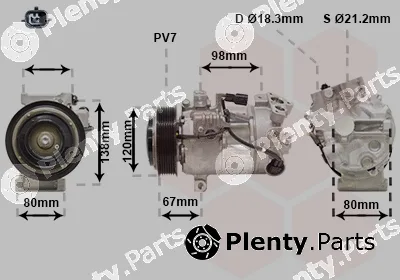 Van Wezel 1301K701 — Compressor, air conditioning