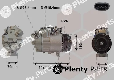 Van Wezel 0600K387 — Compressor, air conditioning