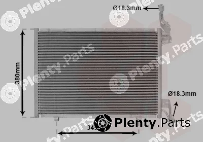Van Wezel 18005640 — Condenser, air conditioning