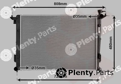Van Wezel 82002285 — Radiator, engine cooling