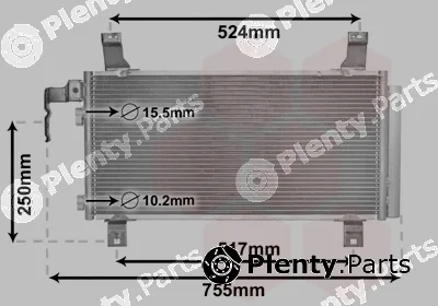 Van Wezel 27005157 — Condenser, air conditioning