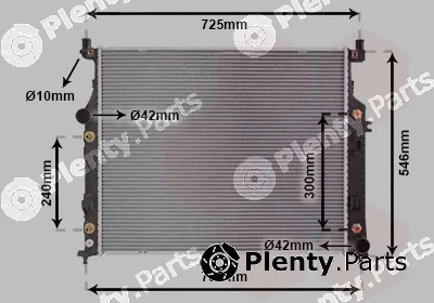 Van Wezel 30002436 — Radiator, engine cooling