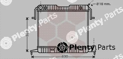 Van Wezel 37002105 — Radiator, engine cooling