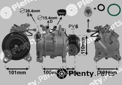 Van Wezel 0600K499 — Compressor, air conditioning *** IR PLUS ***