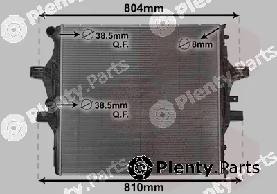Van Wezel 28002125 — Radiator, engine cooling
