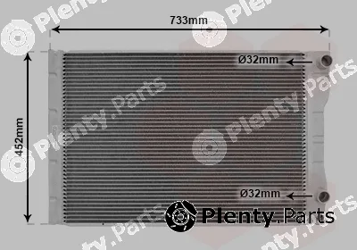 Van Wezel 43002293 — Radiator, engine cooling