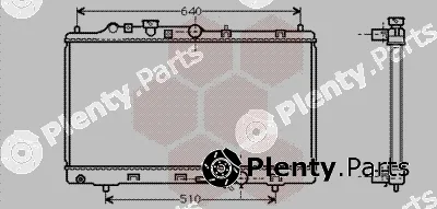Van Wezel 27002154 — Radiator, engine cooling
