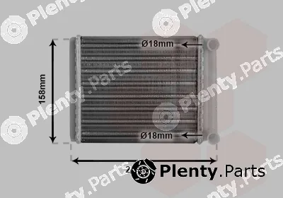 Van Wezel 30006385 — Heat Exchanger, interior heating