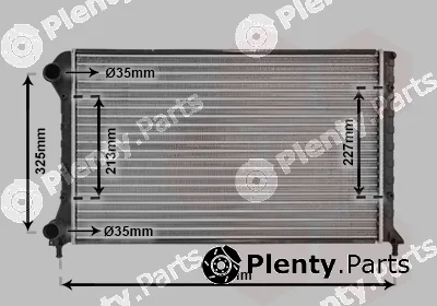 Van Wezel 17002261 — Radiator, engine cooling