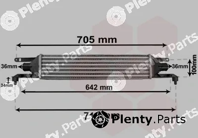 Van Wezel 17004320 — Charge Air Cooler