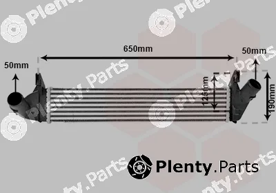 Van Wezel 15004006 — Charge Air Cooler