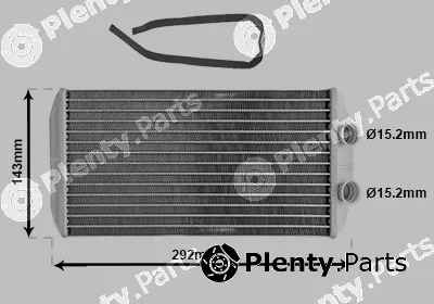 Van Wezel 09016704 — Heat Exchanger, interior heating *** IR PLUS ***