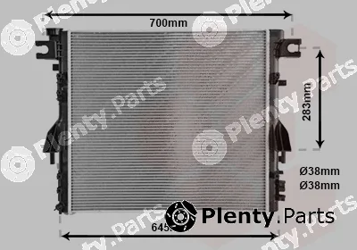 Van Wezel 21002052 — Radiator, engine cooling