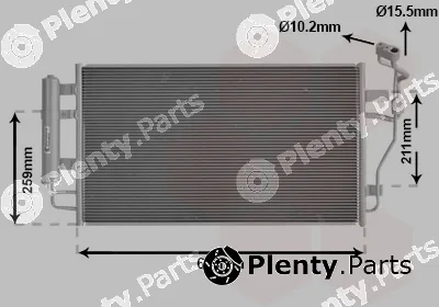 Van Wezel 13015713 — Condenser, air conditioning