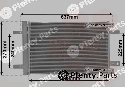 Van Wezel 09015702 — Condenser, air conditioning