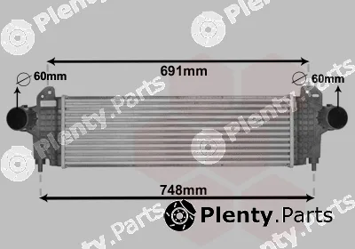 Van Wezel 28004129 — Charge Air Cooler