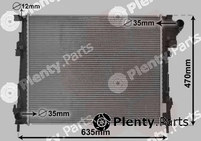 Van Wezel 43002427 — Radiator, engine cooling