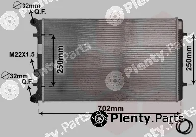 Van Wezel 03002129 — Radiator, engine cooling *** IR PLUS ***