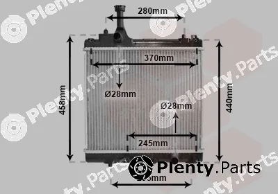 Van Wezel 52002113 — Radiator, engine cooling
