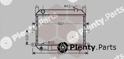 Van Wezel 13002312 — Radiator, engine cooling