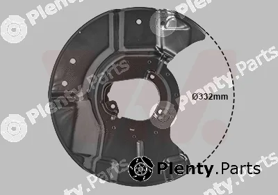 Van Wezel 0635371 — Splash Guard, brake disc