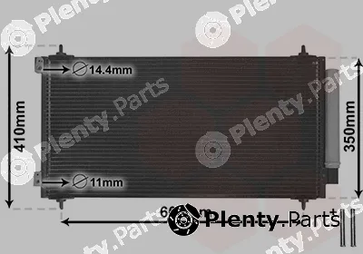 Van Wezel 09005271 — Condenser, air conditioning *** IR PLUS ***