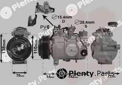 Van Wezel 0600K551 — Compressor, air conditioning