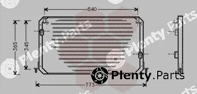 Van Wezel 53005192 — Condenser, air conditioning