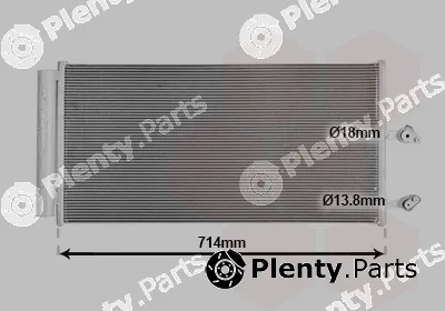 Van Wezel 59015704 — Condenser, air conditioning