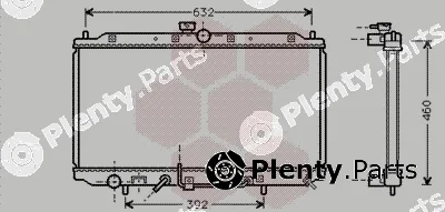 Van Wezel 32002112 — Radiator, engine cooling