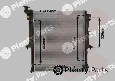 Van Wezel 32002202 — Radiator, engine cooling