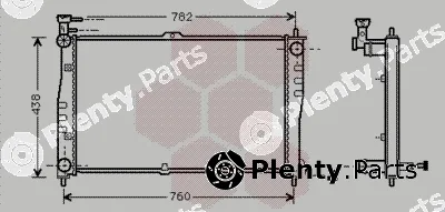 Van Wezel 83002020 — Radiator, engine cooling