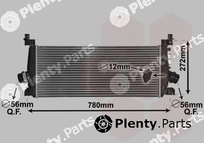 Van Wezel 37004647 — Charge Air Cooler