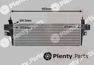 Van Wezel 54014700 — Charge Air Cooler