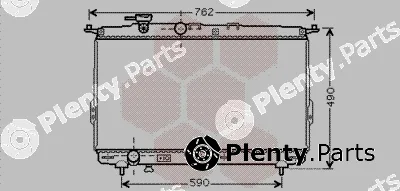 Van Wezel 82002106 — Radiator, engine cooling