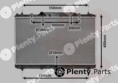 Van Wezel 52002086 — Radiator, engine cooling