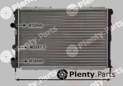 Van Wezel 43002199 — Radiator, engine cooling