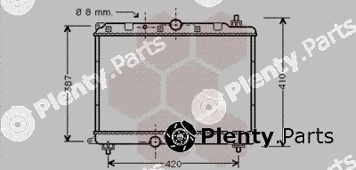 Van Wezel 02002121 — Radiator, engine cooling