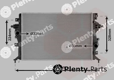 Van Wezel 82012720 — Radiator, engine cooling